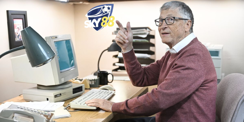 Hình ảnh Bill Gates đồng hành cùng sky88