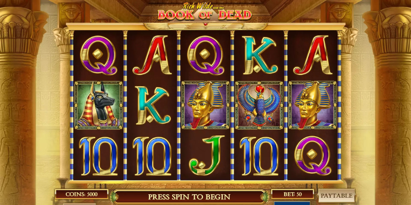 Slot Book of Dead – Hành trình khám phá Ai Cập cổ.